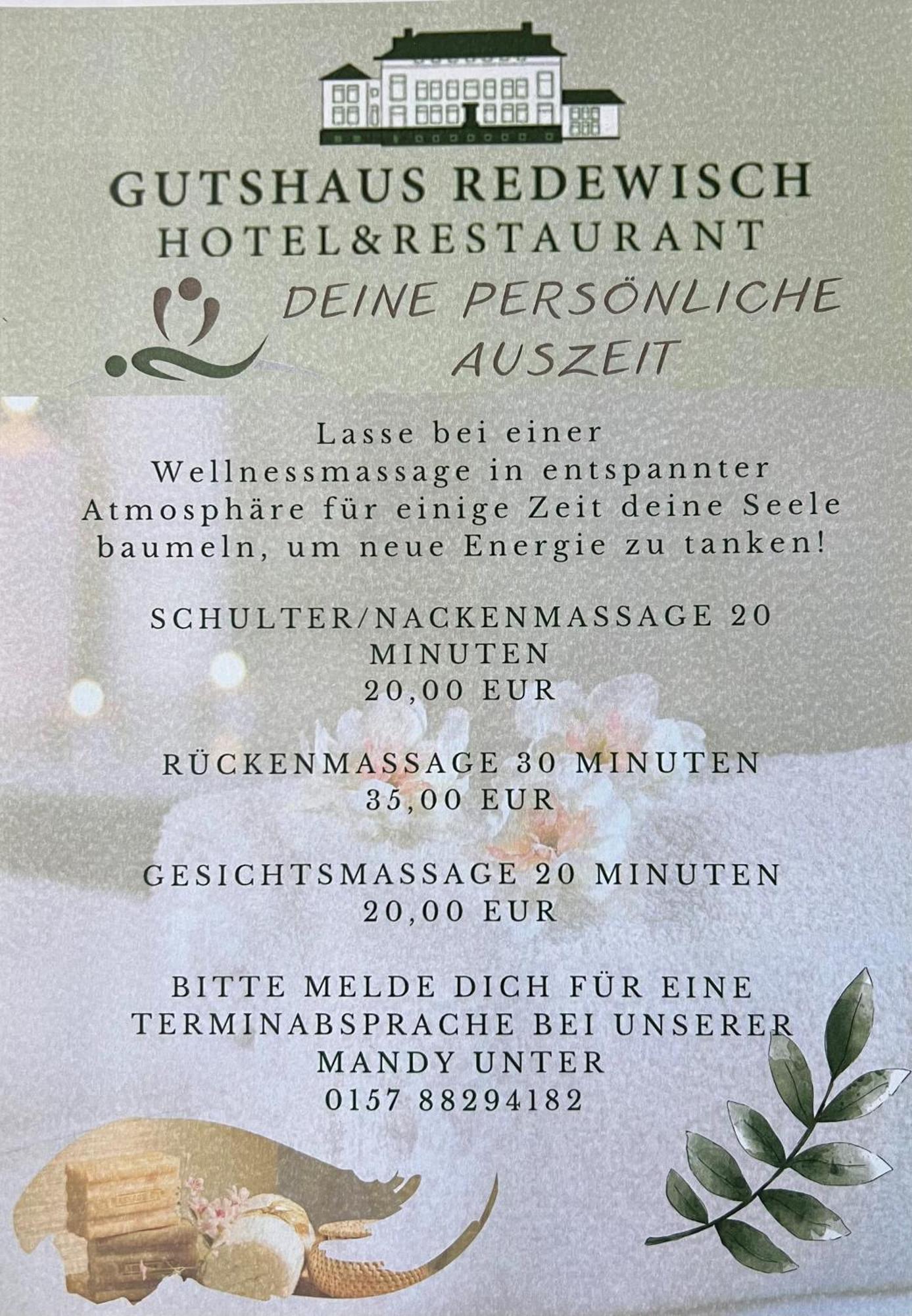 Gutshaus Redewisch Hotel & Restaurant Boltenhagen  Exteriör bild